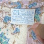 Vintage Merville Floral Stripe Nightgown XL Long Sleeve Button Front White Size undefined Photo 5