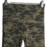 Spanx Pants Womens Large Green Sage Camo Look at Me Now Seamless Crop Leggings Photo 2