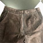 Siena Studio Vintage 80s 90s Suede Brown Pants Cocoa Chocolate Western size 10 Photo 5