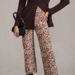 Anthropologie Maeve The Colette Cropped Wide-Leg Pants, Size 28 Photo 3