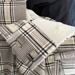 Ava & Viv  Women's Plus Size Cream Plaid High Rise Tapered Pants - Size 22 - NWT Photo 5