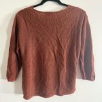 Rust Color Thick Knit Sweater Orange Size M Photo 1