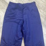 Salvatore Ferragamo Retail $1200 Silk  Navy Silk Blue Women’s Trou Photo 3