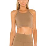Electric And Rose Brown Athletic Crop Top Photo 0