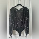 superdown Revolve Celestia Star Sheer Bodysuit Photo 5