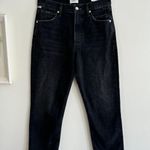 Citizens of Humanity  Marlee Black Relaxed Taper Jeans in The Cliffs Size 26 Photo 4