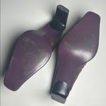 Western Mules Women's Size 8 MIA Brown Leather Leaf Cut Out Slip On Heel Photo 13