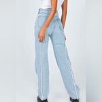 Princess Polly Serenity Light Blue High-Waisted Jeans size 2 Photo 1