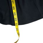 Theory  Black Ribbed Racer Tank Ribbed Black Sleeveless Dress Photo 5