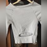 FP Movement Cut It Out Long Sleeve Top free people ribbed tee workout cropped White Photo 4