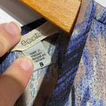 Ecote  Blue Watercolor Sleeveless Dress Size 8 Photo 1