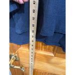 Tina Stephan’s Made in Italy Navy Linen Cotton Gauze Oversized Tunic Top O/S Blue Size undefined Photo 5