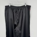 Torrid  pants women's 3R high rise wide leg satin pull on elastic waist black NEW Photo 5