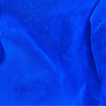 Vintage 80s zum Zum blue velvet retro shift dress with rhinestone collar top s Photo 8