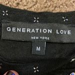 Generation Love  Women’s Black Short-Sleeve Cold Shoulder Studded Top Photo 5