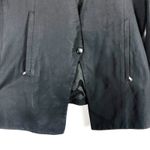 Helmut Lang Black Single Button Collarless Blazer Size 6 2000s Wool Quiet Luxury Photo 6