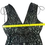 Haute Hippie  Follow Me Mini Dress Green Feather Sleeveless V Neck Womens Small Photo 5