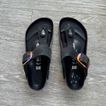 Birkenstock Gizeh Black Big Buckle Sandals Photo 2