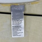 Chico's Chico’s 100% Linen Paisley Ruana Wrap Cardigan Women’s Sz S/M lightweight Photo 5