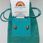 Kurt Geiger  Eagle Head Earrings with Multicolor Gems Photo 3