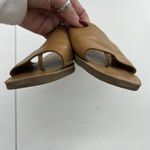 Madewell  Size 7 The Boardwalk Post Slide Sandal in Leather Beige Tan Lightweight Photo 10