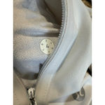 Women's Lululemon Light Gray Hoodie US 4 with Thumbholes & Zip Pocket Photo 10