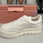 Lisa Vickeys Women's White Platform Sneakers Size 8 Photo 0