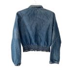 Levi's Vintage Levi’s Denim Jean Crop Jacket Zipper Made in Belgium size small Photo 3