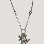 Brighton Silver Charm Necklace Starfish Beach Shell Pearl 18 Inch Lobster Clasp Photo 1