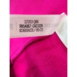 Pink Chloe X Halle Pink Leggings XXL High Waist Crossover Cropped Eyelet Detail Photo 3