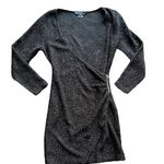 French Connection  Sparkle Nights V Neck Dress Size 8 Photo 2