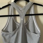 Lululemon  Women’s Cool Racerback II Hype‎ Stripe Black White Size 8 Photo 8