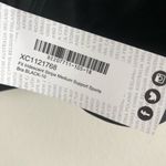 Boohoo  Fit Iridescent Stripe Medium Support Sports Bra Black Size 6 Photo 5