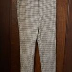 Theory Women's Grid Slim Fit Cropped Pants Size 4 Photo 2