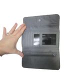 Mundi Gray Crocheted Tri Folded Snap Close Wallet Photo 1