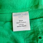 Draper James RSVP Embroidered Eyelet High Waist Scallop Hem Shorts Green Size 4 Photo 6