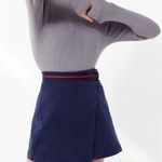 Urban Outfitters  Naya Twill Buckle Belted Asymmetrical Wrap Mini Skirt Photo 0