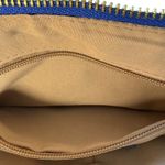 Chico's  Royal Blue Half Moon Bag‎ Gold Chain Strap Trendy Shoulder Bag Purse Photo 4