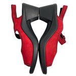 NEW Romika Red & Black‎ Sandals EU 37 Hook and Loop Closure Sling Back Shoes Size 6 Photo 2