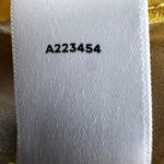 KZ By Karen Zambos Feather Print Layered Mini Dress Scoop Neck Yellow Medium Photo 4