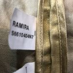 Diane Von Furstenberg  Gold Metallic Ramira Cropped Sleeve Blazer 4 Photo 14