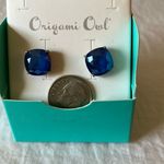 Origami Owl : 2018 Blue Clara’s Silver Tone Earrings Photo 9