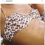 Wanderlust Elce Swim Belle Bracup Bikini Top Large Ditsy Floral White $110 Photo 4