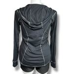 Calvin Klein Performance Womens Athletic T Shirt Top Long Sleeve Hooded Black XL Photo 2