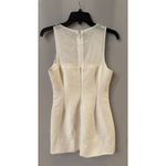 Cinq à Sept  Elson Ivory Mini Dress Size 8 Mesh Yoke Photo 3