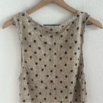Diesel 100% Linen Black Polka Dot Tunic Dress Top Shirt XS Photo 7