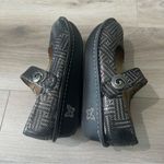 Alegria  BY PG LITE BLACK & SILVER METALLIC MARY JANES Sz 38 EU PAL-532 8/8.5 US Photo 6