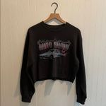 Hollister California Auto Show Graphic Cropped Crewneck Sweatshirt Size S Photo 2