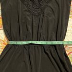 Maurice's Maurice’s XS black jumper button back sheer lace crochet front sleeveless NWT Photo 3