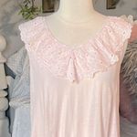 Altar'd State Ruffle Eyelet Collar Peach Pastel Flowy Top Photo 2